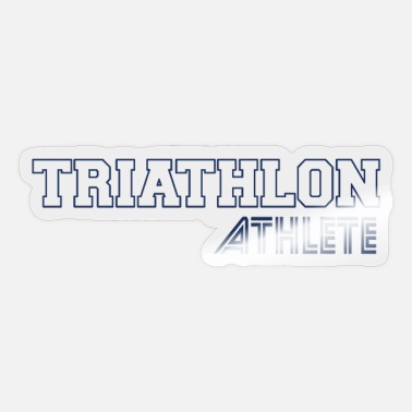Triathlon Triathlon Triathlon Triathlon Triathlon - Sticker