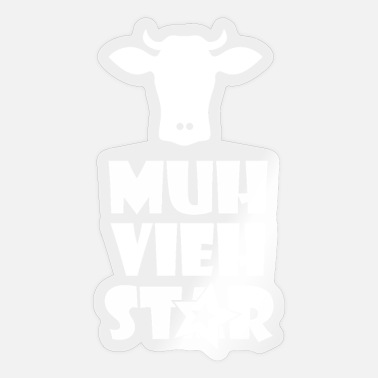 Muh Muh Cattle Star - Sticker