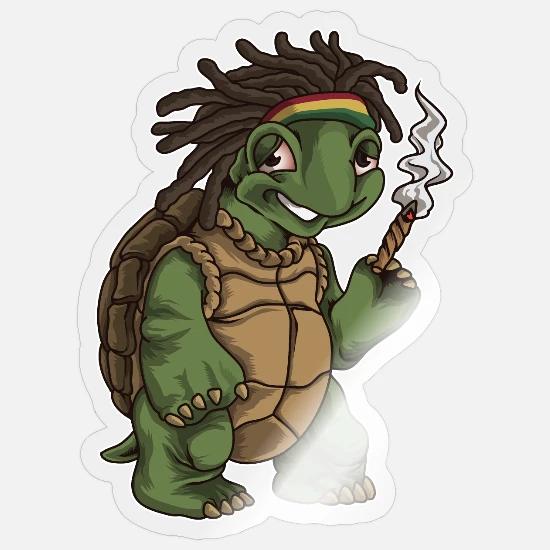 Stickers, Labels & Tags Pot Leaf Sea Turtle Vinyl Decal Paper etna.com.pe