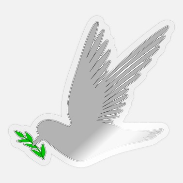 GY26050 24pcs Kunststoff-Vögel Taube Vogel des Frieden bird of peace 1:20-25 G