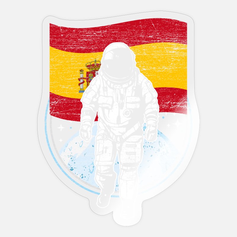 Spanien flag i rummet Astronaut nation' |