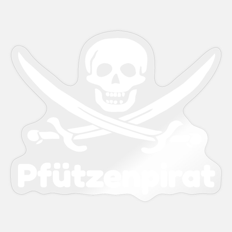 Puddle Pirate - Funny pet name nickname child' Sticker | Spreadshirt
