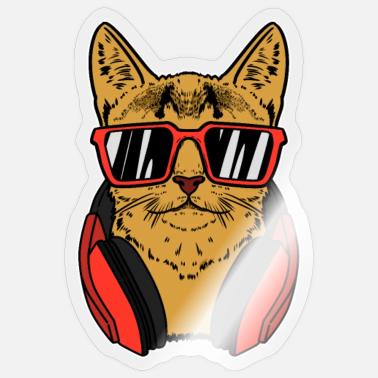 Stickers Chat Dj A Acheter En Ligne Spreadshirt