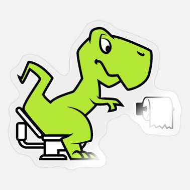 Witzige WC Bürste Dino Klobürste Toilettenbürste Dinosaurier Tyrannosaurus Rex 