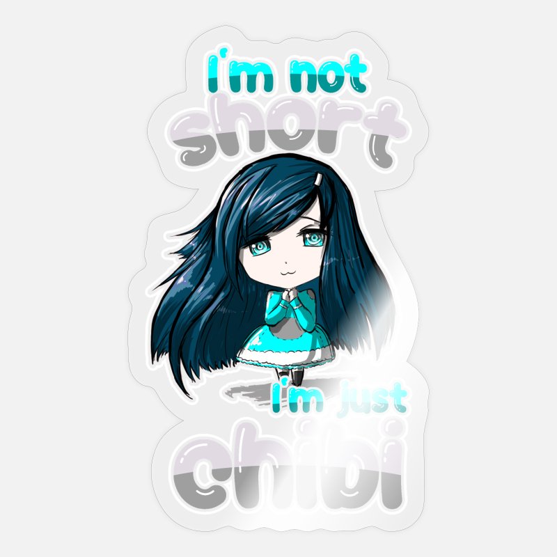Funny Anime Saying Manga Cosplay Chibi Gift' Sticker | Spreadshirt