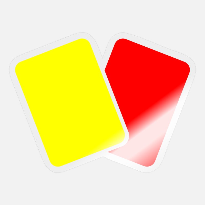Populäre Fußball-Fußball-Fußball-Referent-Mappe rote gelbe Karte SALE 