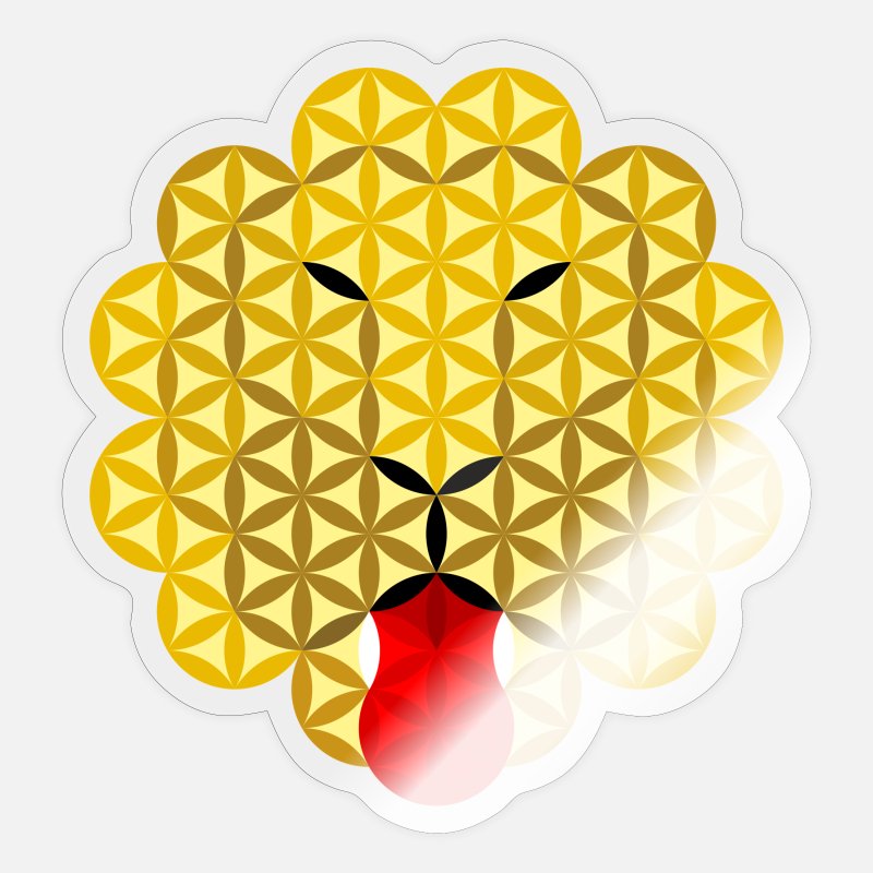 The Lion Of Life - Alpha Male, Sacred Animals' Sticker | Spreadshirt
