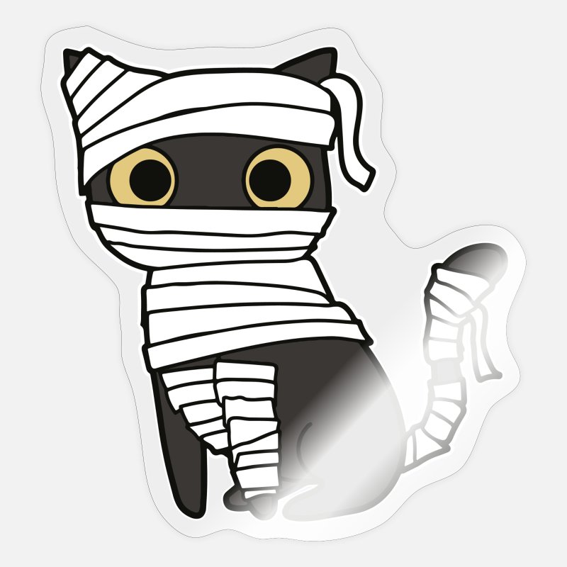 Mummy Cat' Sticker | Spreadshirt