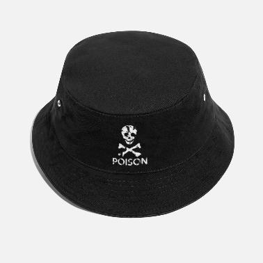 Grungy Grungy Warning Sign – Poison - Bucket Hat