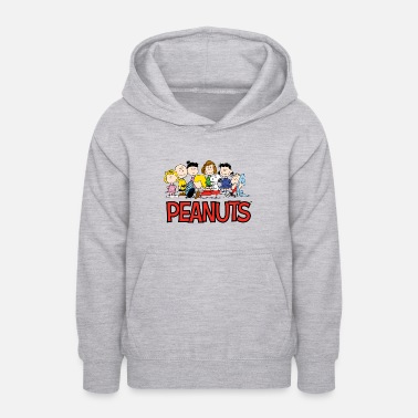 Peanuts Snoopy e il logo dei suoi amici - Felpa con cappuccio per teenager