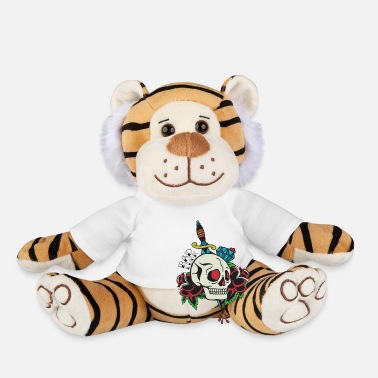 Bad Bad luck tattoo with skull and knife - Plush Tiger
