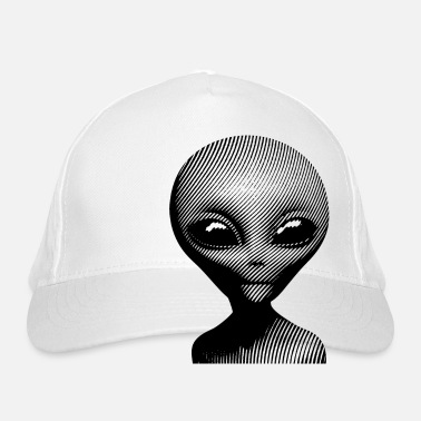 Pocket Alien Extraterrestrial Martian Visitor - Organic Baseball Cap
