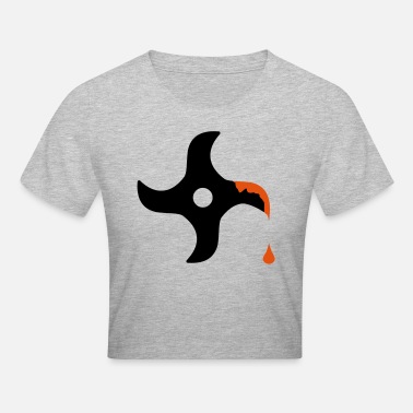 Spøk ninja - Cropped T-skjorte