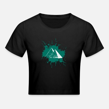Pharaoh Splash Pyramids - Crop T-Shirt