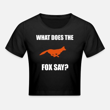 Does Fox Say - Cropped T-skjorte
