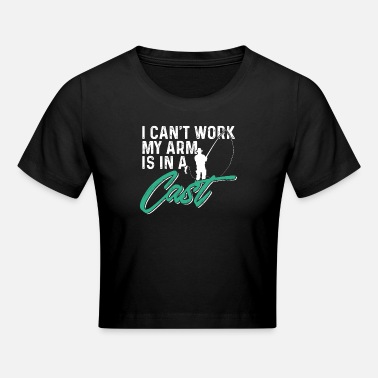 Besetzung Ich kann nicht arbeiten Meine Hand ist in einer Besetzung - Crop T-Shirt