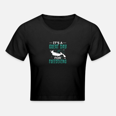 Apnoetauchen Freediving | Freitauchen Apnoetauchen Geschenkidee - Cropped T-skjorte