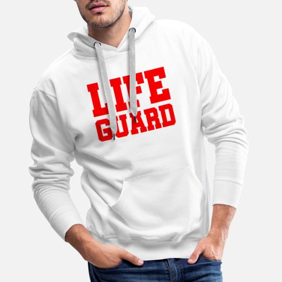 tempo Tipo delantero Ojalá Life Guard - Lifeguard Baywatch Lifeguard' Sudadera con capucha premium  hombre | Spreadshirt