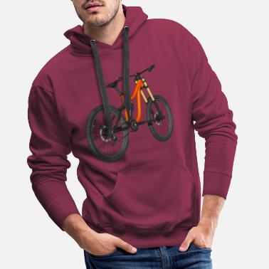 Bicicleta Bicicleta de descenso, bicicleta de montaña, bicicleta - Sudadera con capucha premium hombre