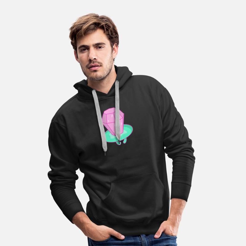 Mark Het beste Verblinding roze lollyring' Mannen premium hoodie | Spreadshirt