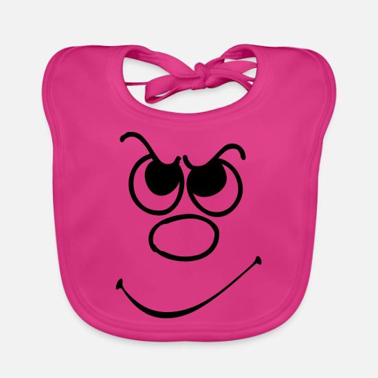 Heureux Smiley Sourire Bavoir Bebe Spreadshirt
