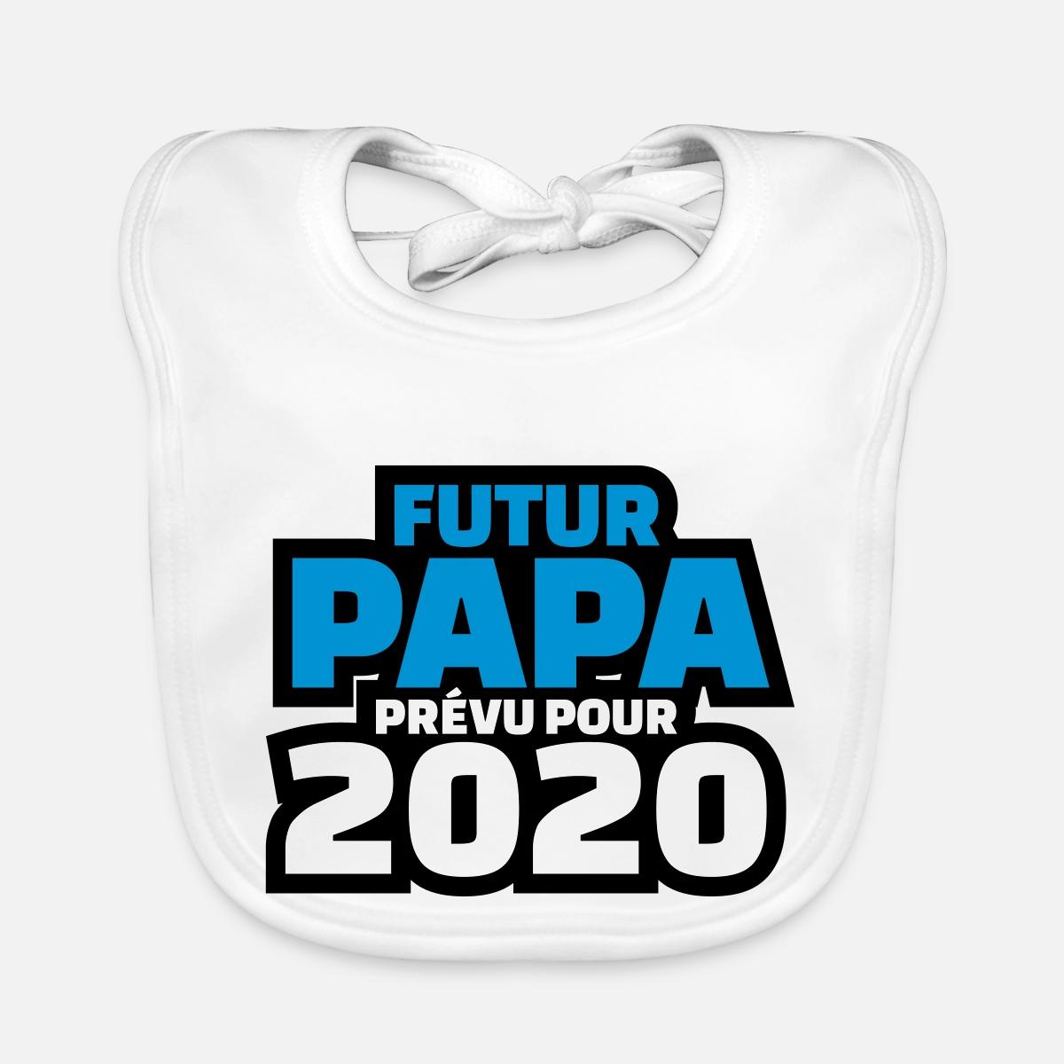 Futur Papa Prevu Pour Bavoir Bebe Spreadshirt