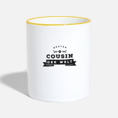 Bester Bester Cousin - Tasse zweifarbig
