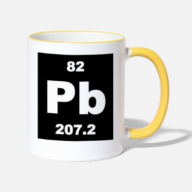Élément Element 82 - pb (plumbum) - Short-inv - Mug bicolore