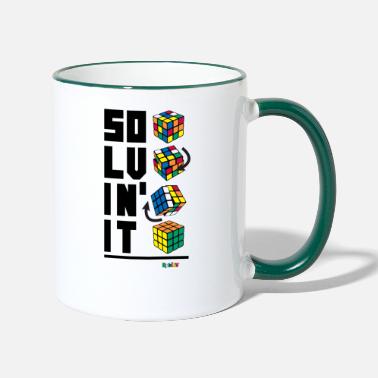 Cube Rubik&#39;s Cube La Solution - Mug bicolore