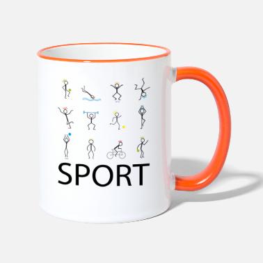Sport Sport sport sport - Two-Tone Mug
