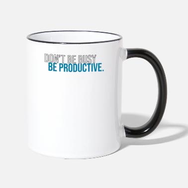 Product be productive - Two-Tone Mug