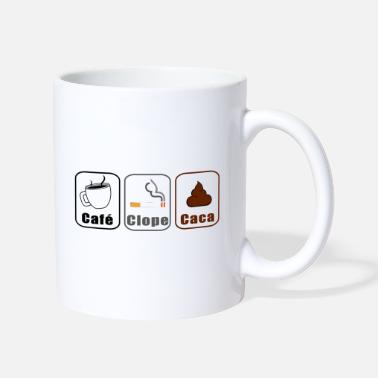 Café Café Clope Caca - Mug