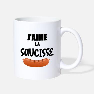 Saucisse J&#39;aime la saucisse - Mug