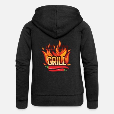 Gril Grill master grill grill - Veste à capuche premium Femme