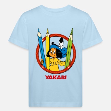 Yakari Stifte Kinder Kapuzenpullover - Kinder Bio T-Shirt