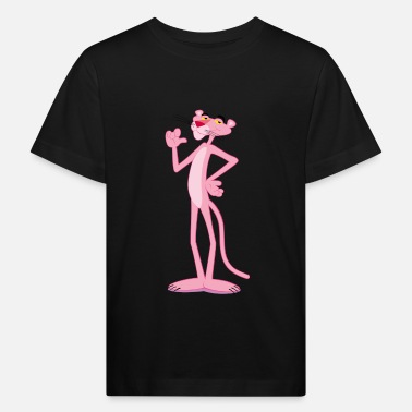 Pink Pink Panther Pose - Kids&#39; Organic T-Shirt