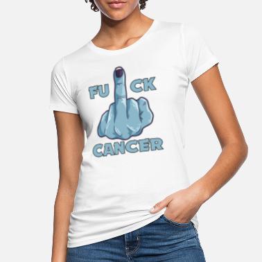 Kjempe Mot Kreft Faen kreft - Økologisk T-skjorte for kvinner