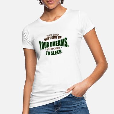 Sova Roliga skämt - Ekologisk T-shirt dam