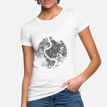 Romance Rom Stadtplan Kreis - Frauen Bio T-Shirt