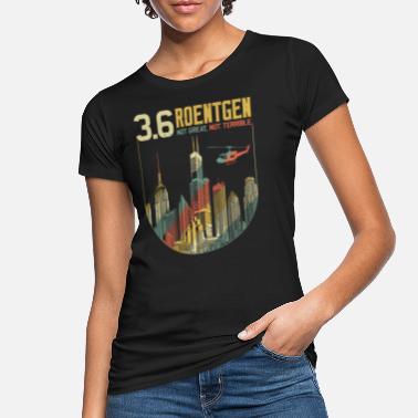 Atomenergibyrået 3.6 ROENTGEN Ikke bra, ikke forferdelig gjennomgangsdesign - Økologisk T-skjorte for kvinner