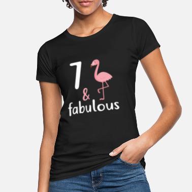 Ananas Flamingo Tarjous 7 ja upea - Naisten luomu t-paita