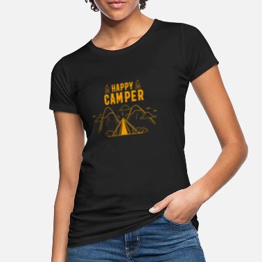 Namiot Świąteczny Szczęśliwy namiot kempingowy camping namiot świąteczny prezent - Ekologiczna koszulka damska