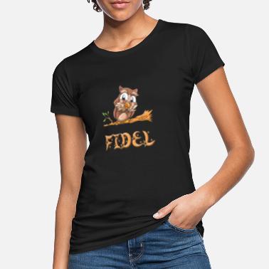 Fidel Owl Fidel - Økologisk T-skjorte for kvinner
