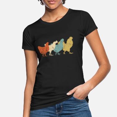 Geflügel Hühner Geflügel Huhn Hahn - Frauen Bio T-Shirt