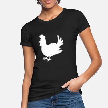 Fourche Fumier poulet poulet - T-shirt bio Femme