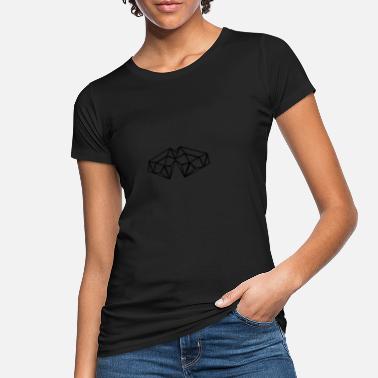 Ruutu ruutu - Naisten luomu t-paita