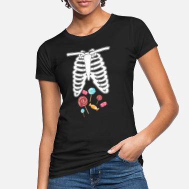 Sweets Halloween skeleton sweets - Women&#39;s Organic T-Shirt