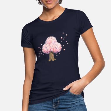 Crossing Kirschblütenbaum - Frauen Bio T-Shirt