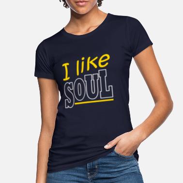 Soulmate Soul Musik Retro Schriftzug - Frauen Bio T-Shirt