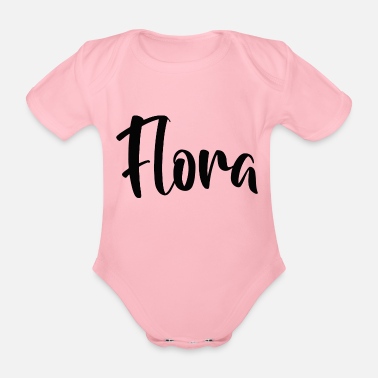 Flora flora - Ekologisk kortärmad babybody
